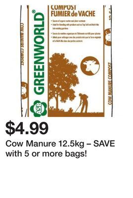 Terra Green Houses Cow manure 12.5kg – save with 5 or more bags! offer