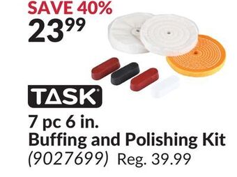 Princess Auto Task 7 pc 6 in. buffing and polishing kit offer