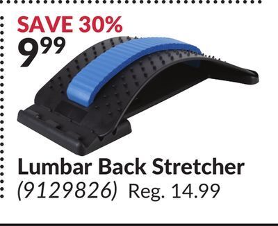 Princess Auto Lumbar back stretcher offer