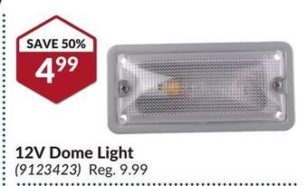 Princess Auto 12v dome light offer
