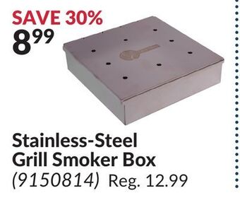 Princess Auto Stainless-steel grill smoker box offer