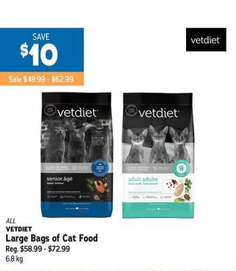 Ren’s Pets Depot Vetdiet large bags of cat food offer