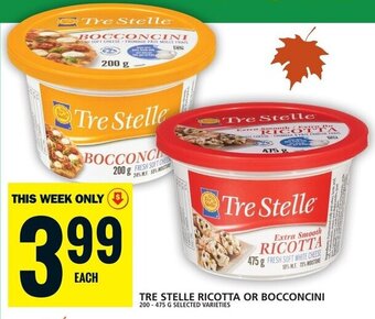 Food Basics TRE STELLE RICOTTA OR BOCCONCINI offer