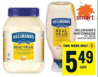 Food Basics HELLMANN'S MAYONNAISE offer