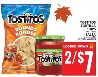 Food Basics TOSTITOS TORTILLA CHIPS offer