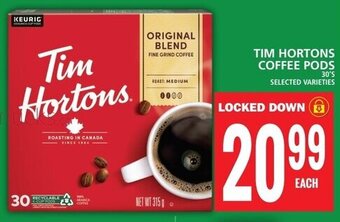 Food Basics TIM HORTONS COFFEE PODS offer
