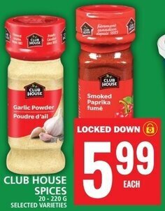 Food Basics CLUB HOUSE SPICES offer