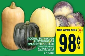 Food Basics ACORN, BUTTERCUP, BUTTERNUT OR SPAGHETTI SQUASH offer