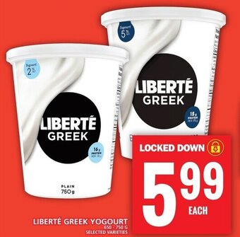 Food Basics LIBERTÉ GREEK YOGOURT offer