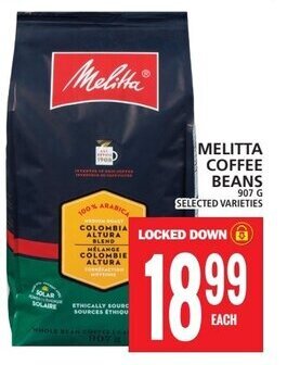 Food Basics MELITTA COFFEE BEANS offer