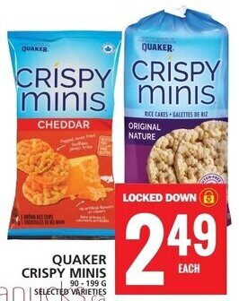 Food Basics QUAKER CRISPY MINIS offer
