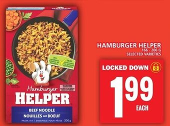 Food Basics HAMBURGER HELPER offer