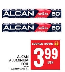 Food Basics ALCAN ALUMINUM FOIL offer