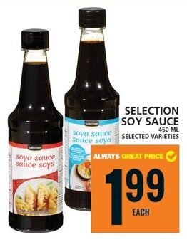 Food Basics SELECTION SOY SAUCE offer