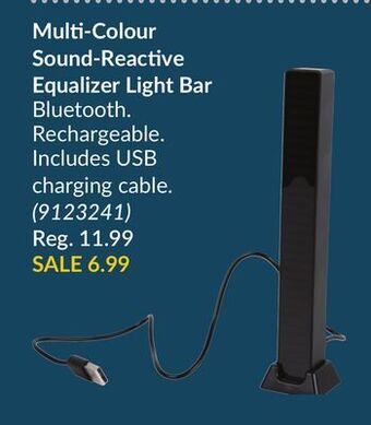 Princess Auto Multi-colour sound-reactive equalizer light bar offer