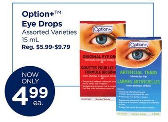 The Medicine Shoppe Pharmacy Option+ eye drops offer