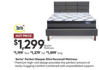 Sleep Country Serta perfect sleeper elite percevall mattress offer