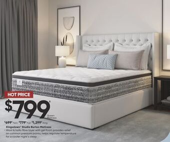 Sleep Country Kingsdown studio burton mattress offer