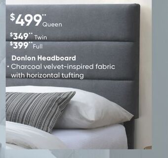 Sleep Country Donlon headboard offer