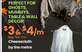 Fabricland Cheesecloth by the metre offer