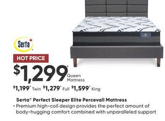 Dormez Vous Serta perfect sleeper elite percevall mattress offer