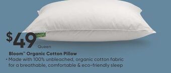 Dormez Vous Bloom organic cotton pillow offer
