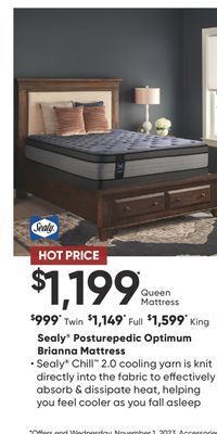 Dormez Vous Sealy posturepedic optimum brianna mattress offer