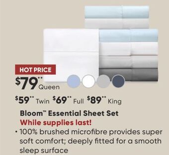 Dormez Vous Bloom essential sheet set offer