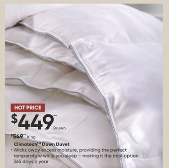 Dormez Vous Climatech down duvet offer
