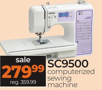 Fabricville Brother computerized sewing machine offer