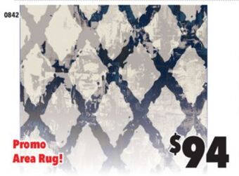 Surplus Furniture Dark blue 5 x 8 promo area rug offer
