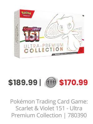 GameStop Pokémon trading card game scarlet & violet - ultra premium collection offer