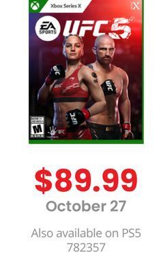 GameStop Ufc 5 by ea sports xbox series x offer
