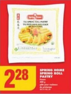 No Frills SPRING HOME SPRING ROLL PASTRY offer