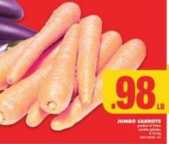 No Frills JUMBO CARROTS offer