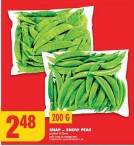 No Frills SNAP or SNOW PEAS offer
