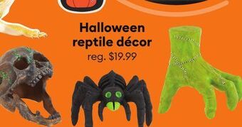Petsmart Halloween reptile décor offer