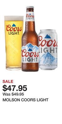 The Beer Store Molson coors light offer