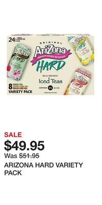 The Beer Store Arizona hard variety pack offer
