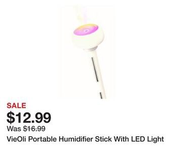 TSC Stores Vieoli portable humidifier stick with led light offer