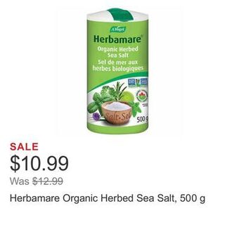 Costco Herbamare organic herbed sea salt, 500 g offer