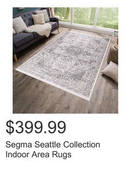 Costco Segma seattle collection indoor area rugs offer