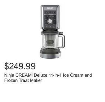 Costco Ninja creami deluxe 11-in-1 ice cream and frozen treat maker offer