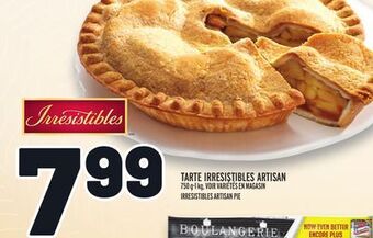 Metro Tarte irresistibles artisan | irresistibles artisan pie offer