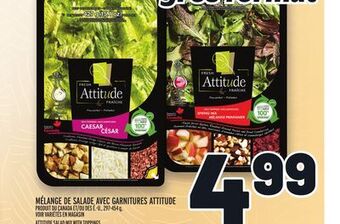 Metro Mélange de salade avec garnitures attitude | attitude salad mix with toppings offer