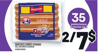 Metro Saucisses fumées hygrade | hygrade wieners offer