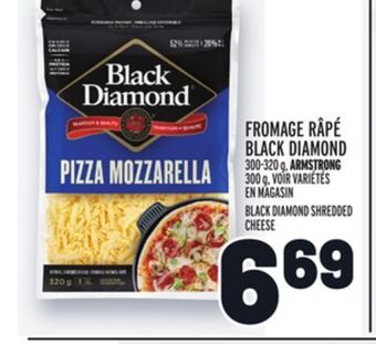 Metro Fromage râpé black diamond | black diamond shredded cheese offer