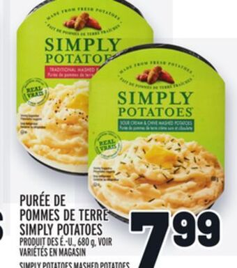 Metro Purée de pommes de terre simply potatoes | simply potatoes mashed potatoes offer