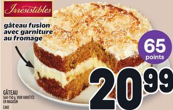 Metro Gâteau | cake offer