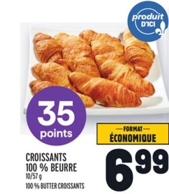 Metro Croissants 100% beurre | 100% butter croissants offer
